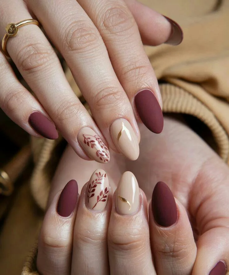 50+ Burgundy Fall Nails That Are the Season’s Must-Have 1