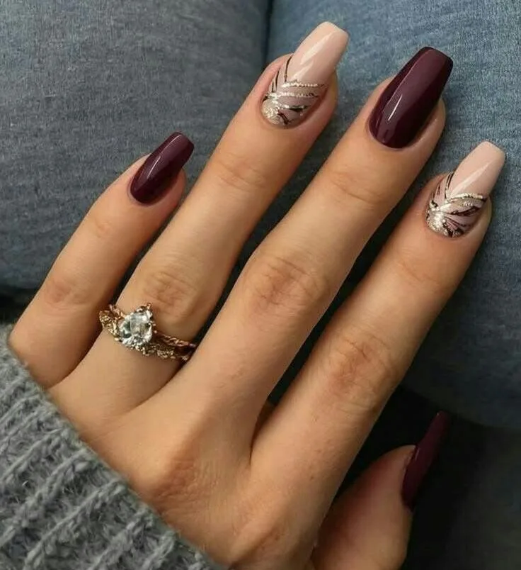 burgundy fall nails 004 c54ababd14
