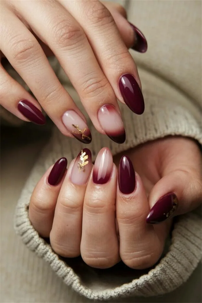 burgundy fall nails 012 8d858fe945