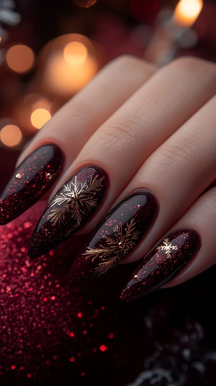 burgundy winter nails 004 8499c550cb