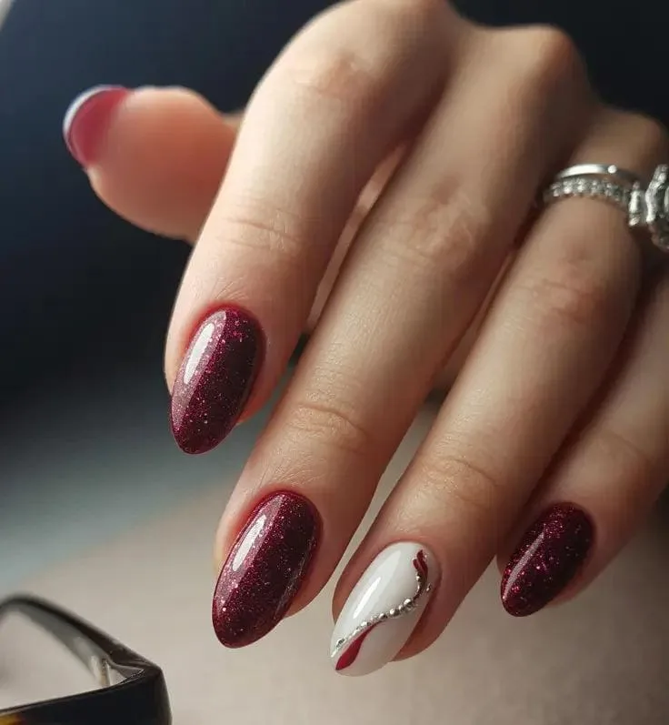 burgundy winter nails 017 b1c83c6259