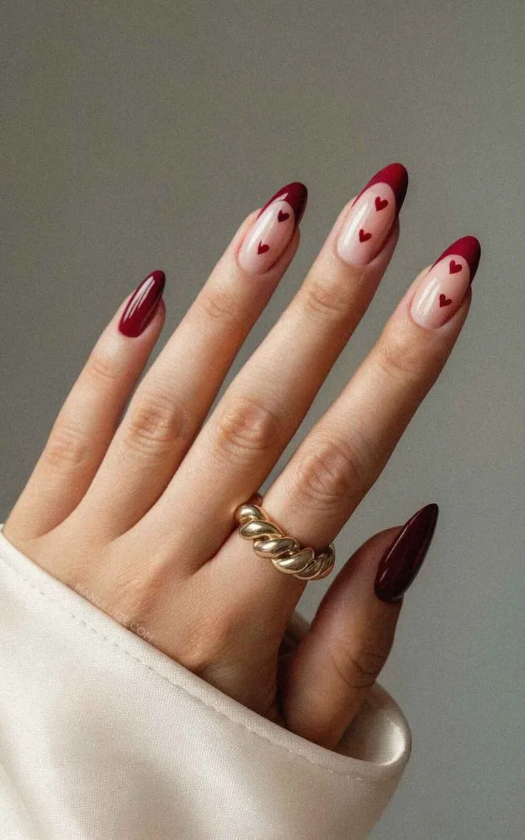 burgundy winter nails 025 23b2dab504