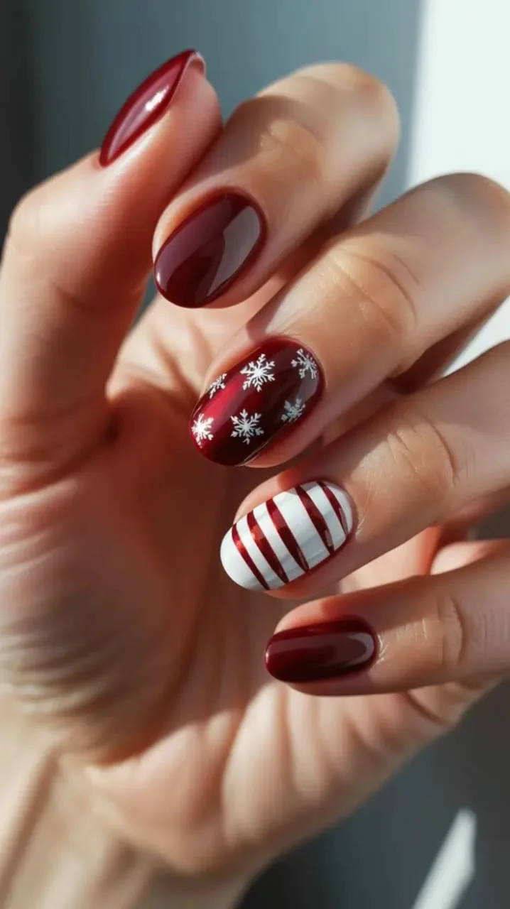 burgundy winter nails 036 cfc4023a54