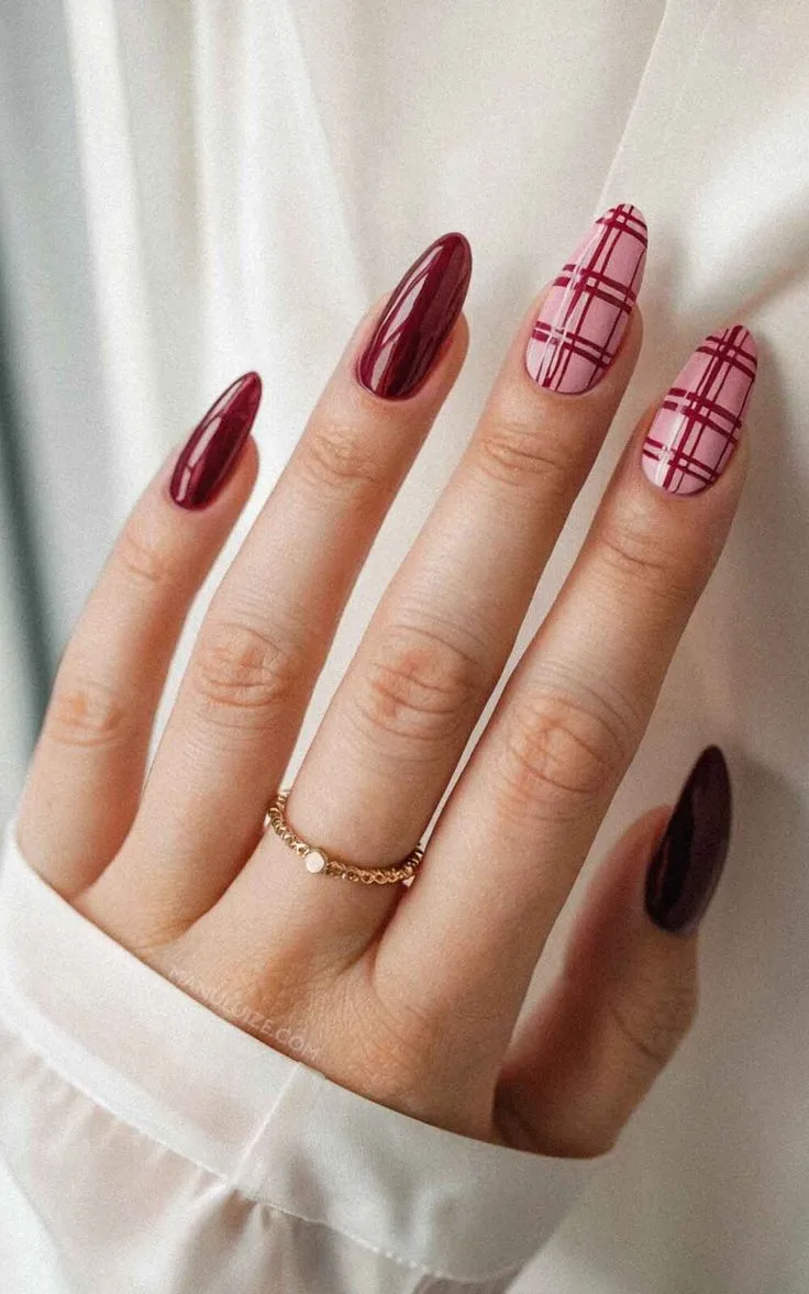 burgundy winter nails 044 8735eecfcd