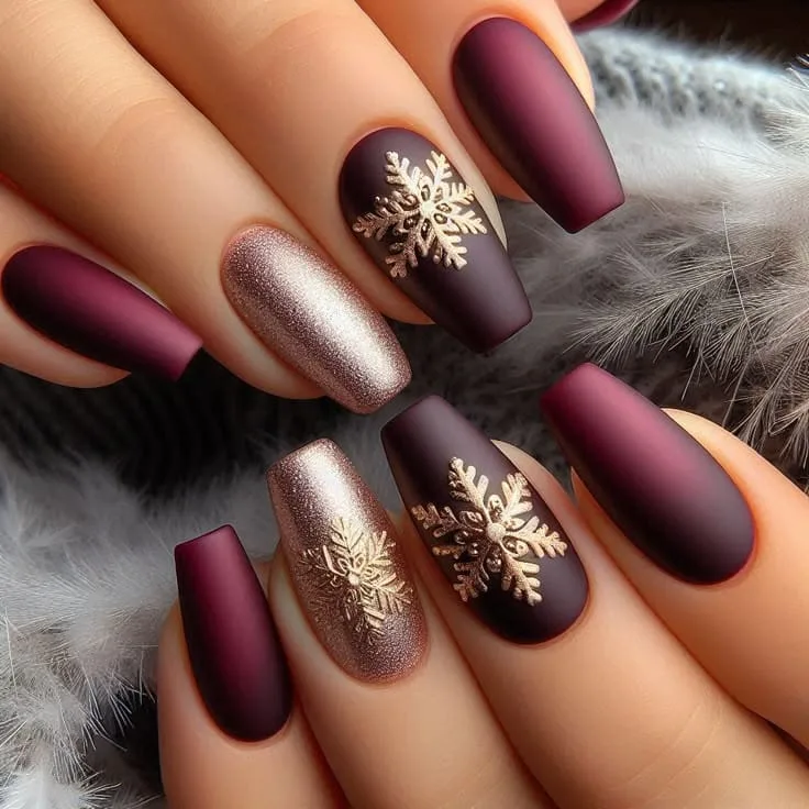 burgundy winter nails 045 2de8cebd4c