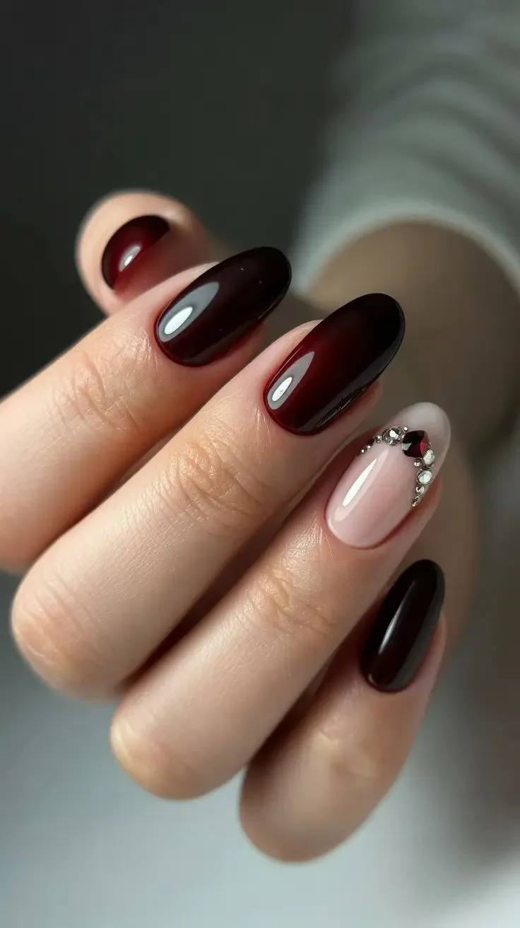 burgundy winter nails 050 4c98e3e8fc
