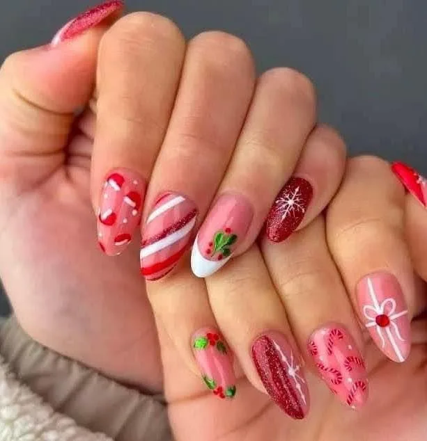 christmas almond nails 045 8f2a492df1