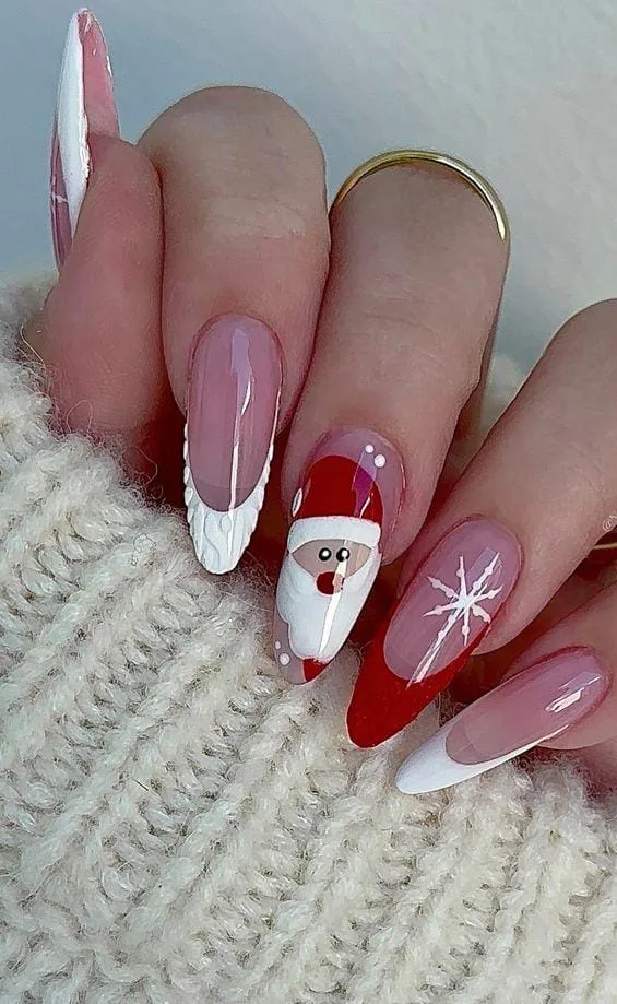 christmas almond nails 050 9872b47a75