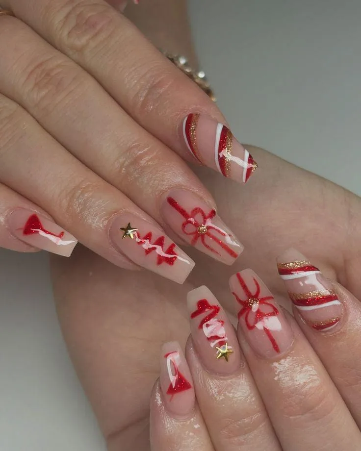 christmas bow nails 002 1c0b2835ed