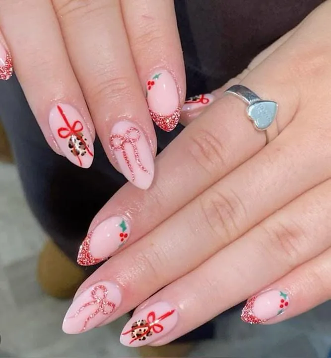 christmas bow nails 007 9a84069ccf