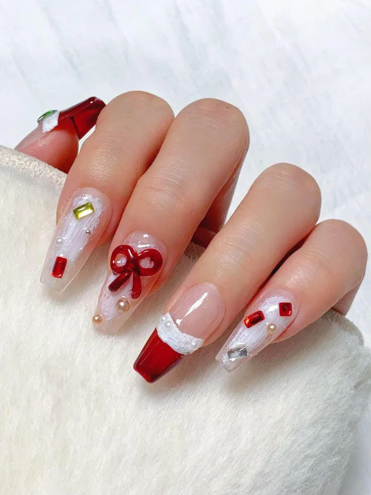christmas bow nails 012 8d28c55ec3