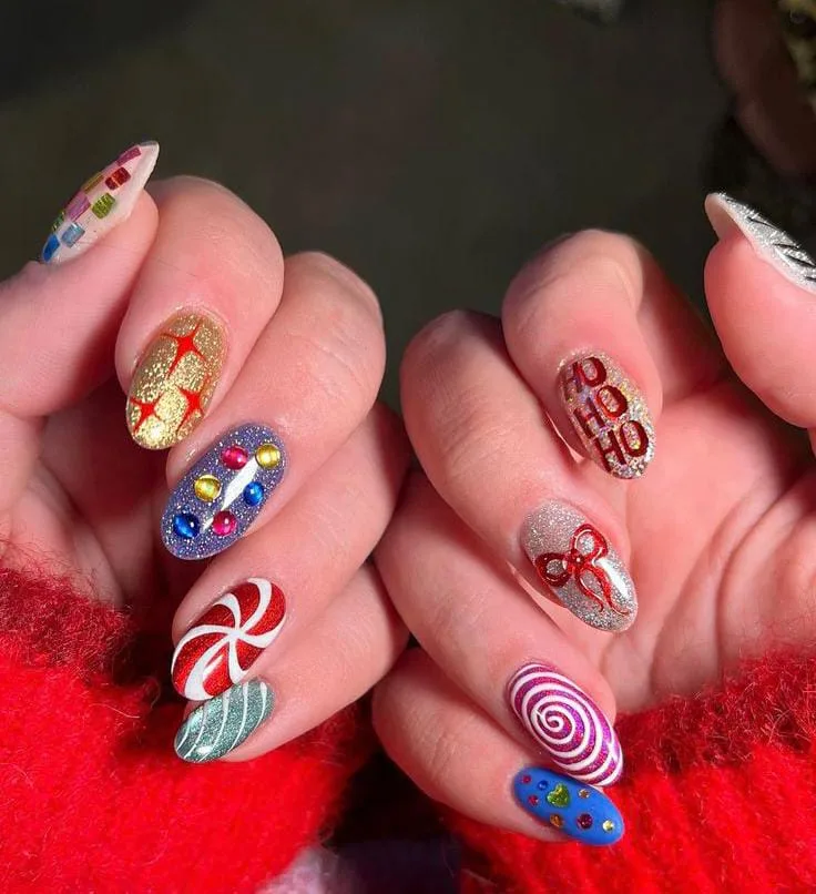 christmas bow nails 019 34b70fa125
