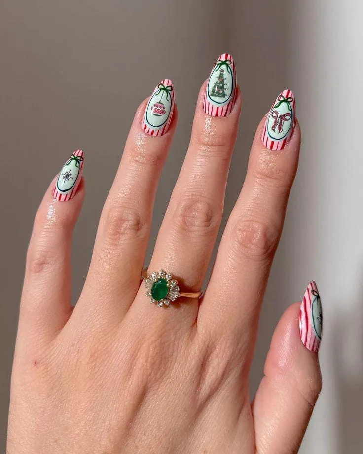 christmas bow nails 022 668f40d62c