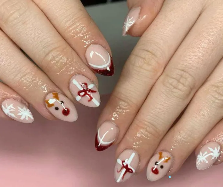 christmas bow nails 031 d31bd69194