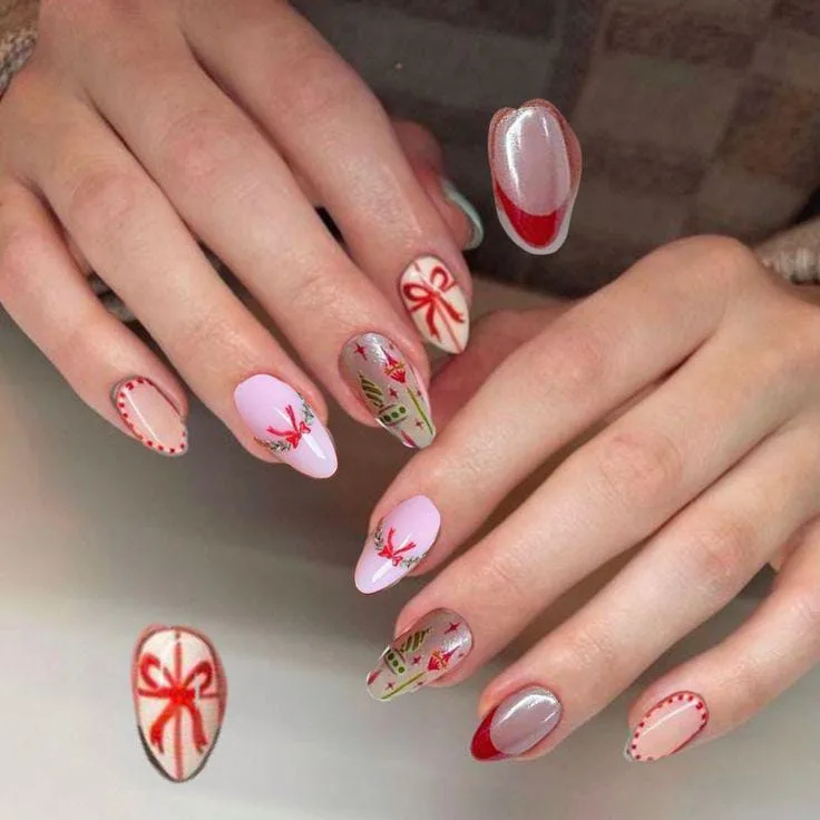 christmas bow nails 035 1cfe1a5737