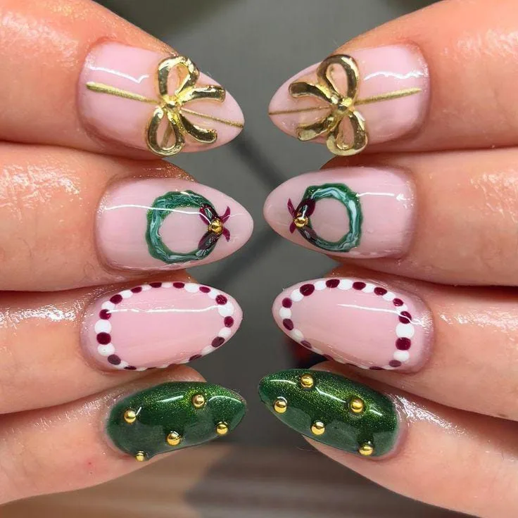 christmas bow nails 036 1b904d860a