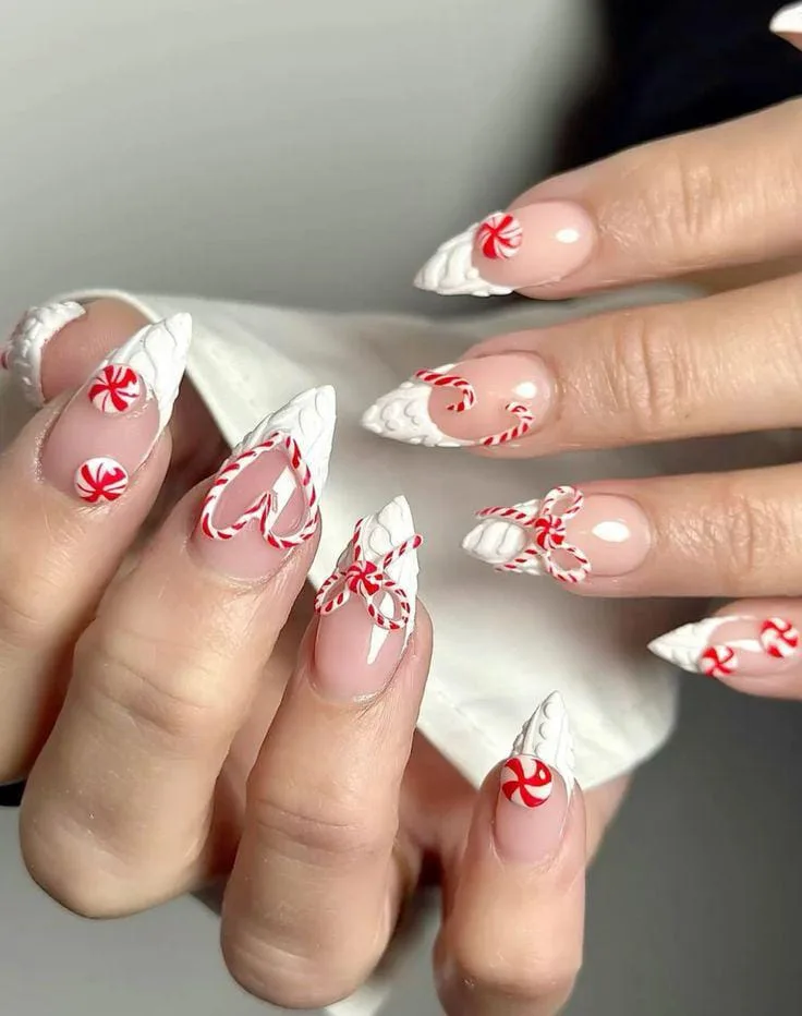 christmas bow nails 041 0d866abde1