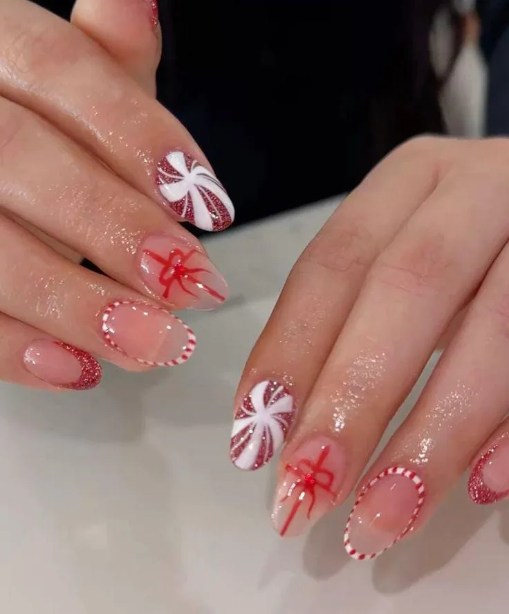christmas bow nails 042 fd5dcf7fa7