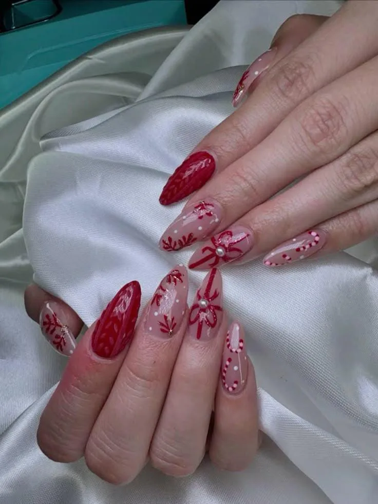 christmas bow nails 045 3228e2356a
