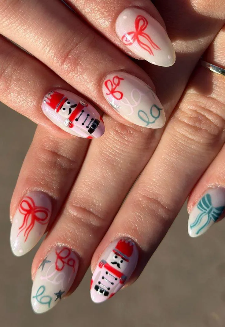 christmas bow nails 046 2aa5072e89