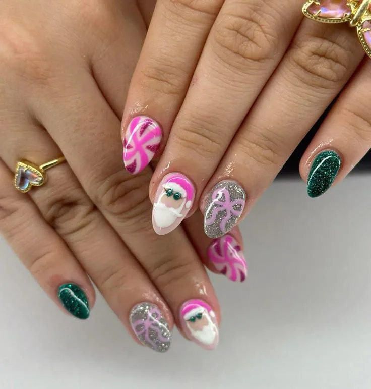 christmas bow nails 047 128d22d49c