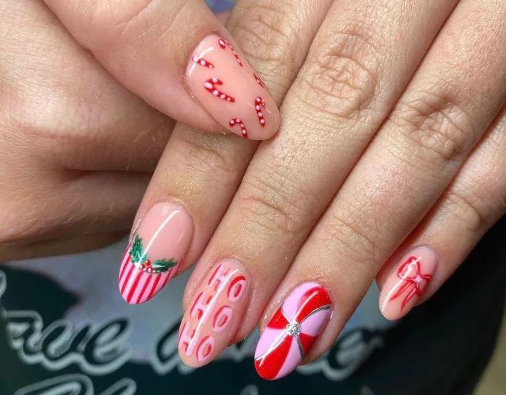 christmas bow nails 048 4bb6f87130