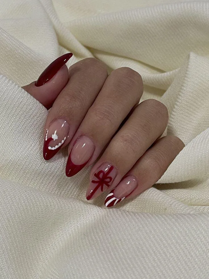 christmas bow nails 050 0a262f7f6f