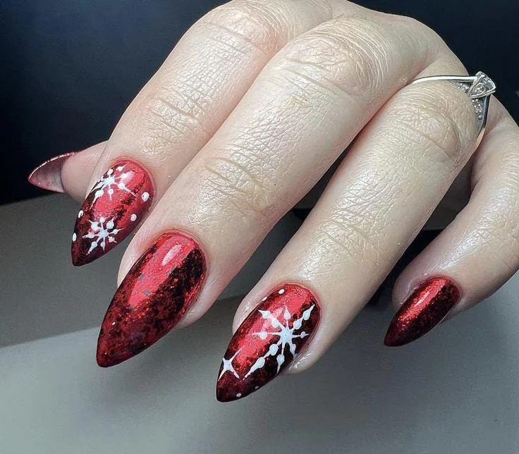 christmas chrome nails 006 e7b47071e3