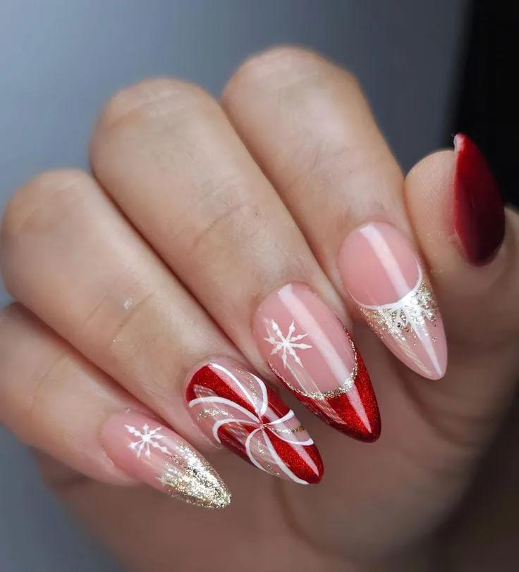 christmas chrome nails 014 ff0e493913