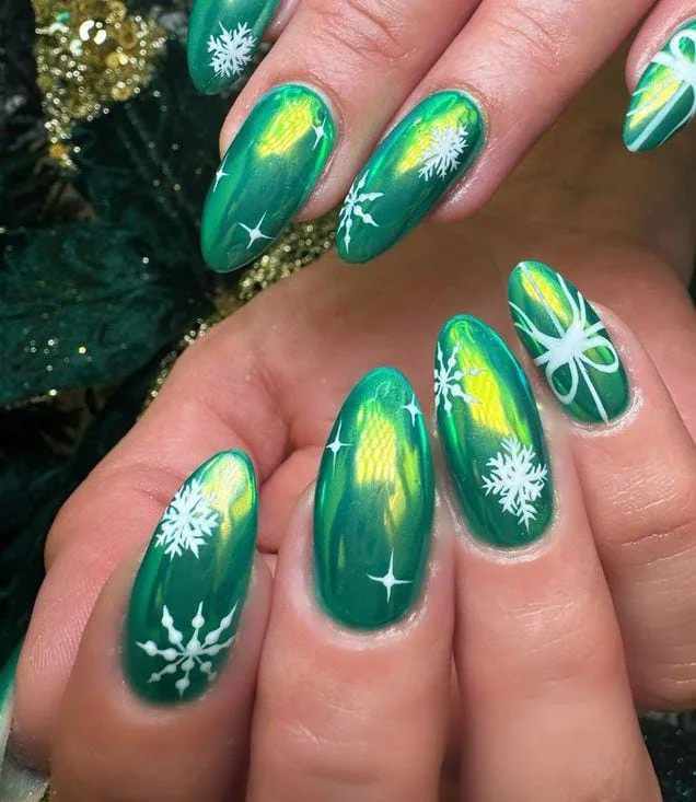 christmas chrome nails 019 3cedb82f30