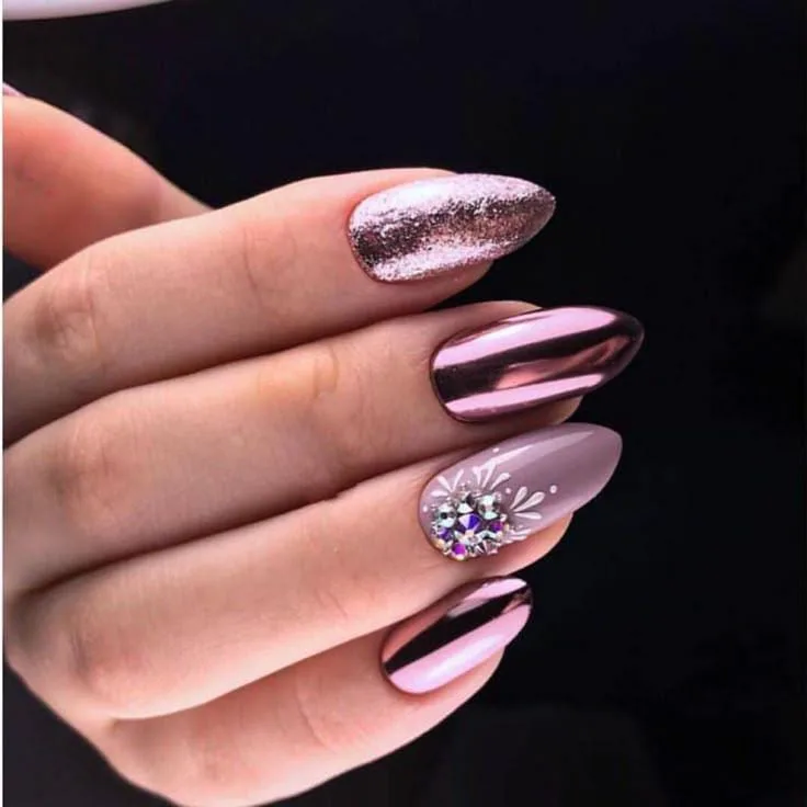 christmas chrome nails 026 98b7bacc4f