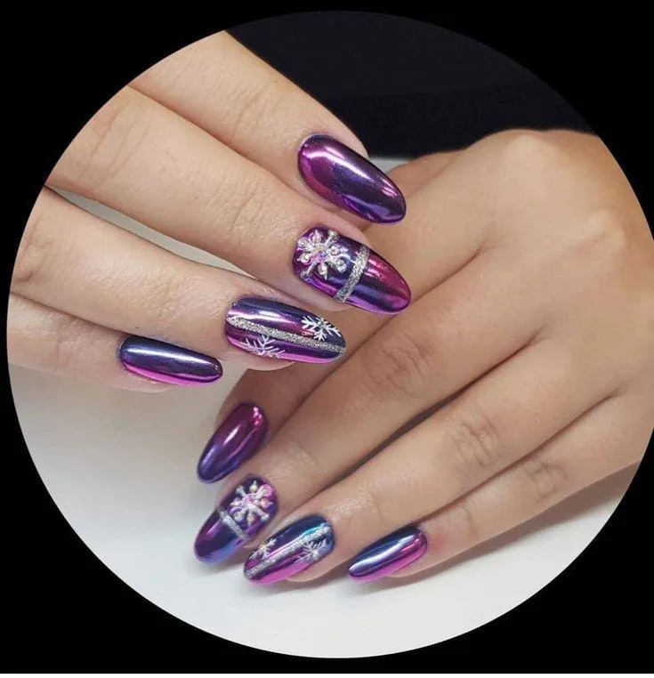 christmas chrome nails 028 3007fb8727