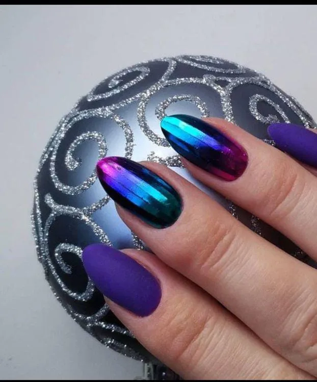christmas chrome nails 046 4103c87385