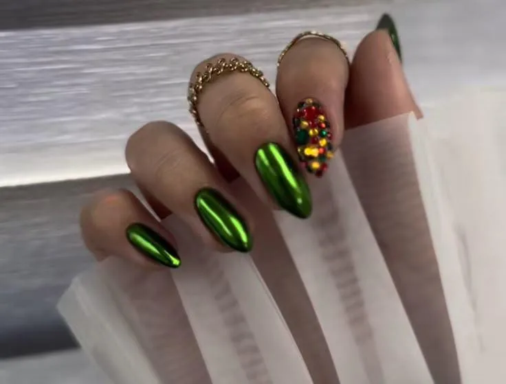 christmas chrome nails 047 7926256fd5