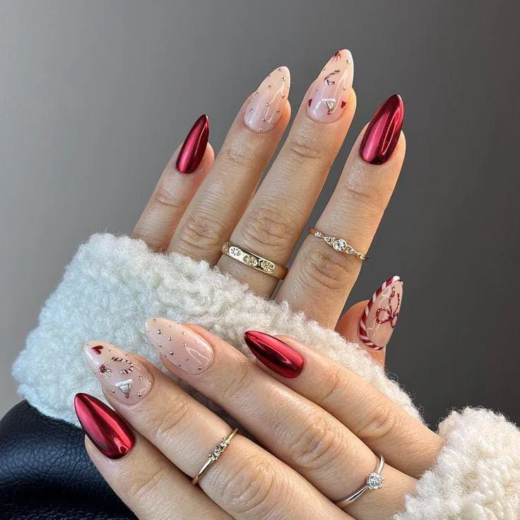 christmas chrome nails 049 5e8e52945a