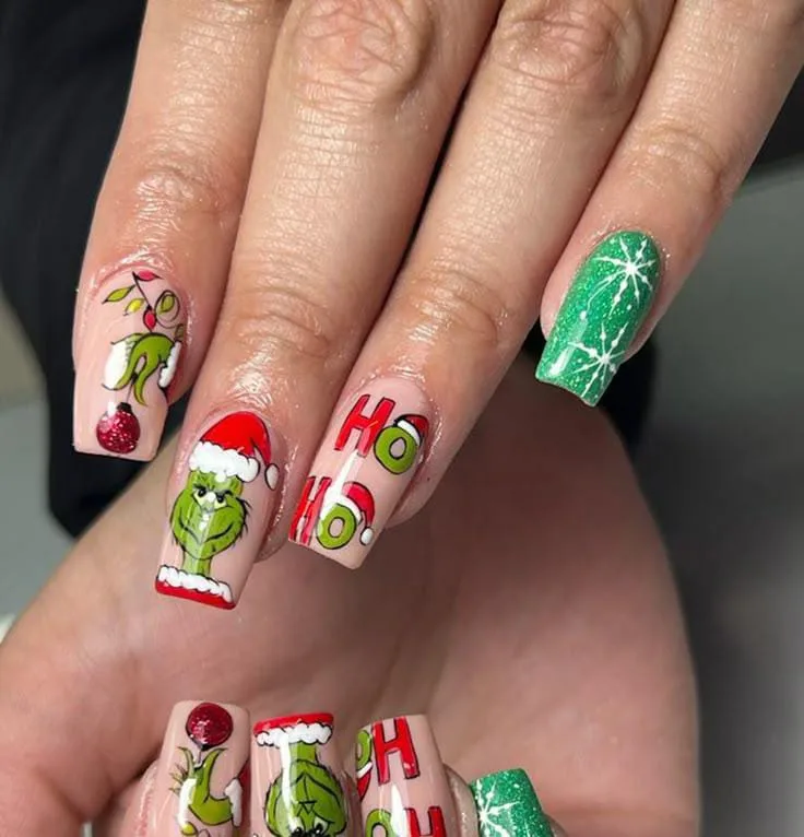 christmas grinch nails 014 ba65c27788