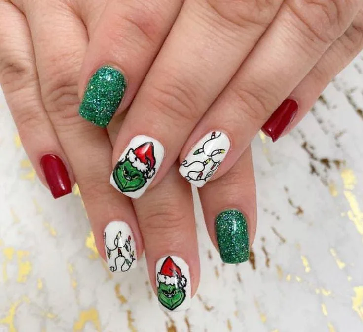 christmas grinch nails 025 0df2647723