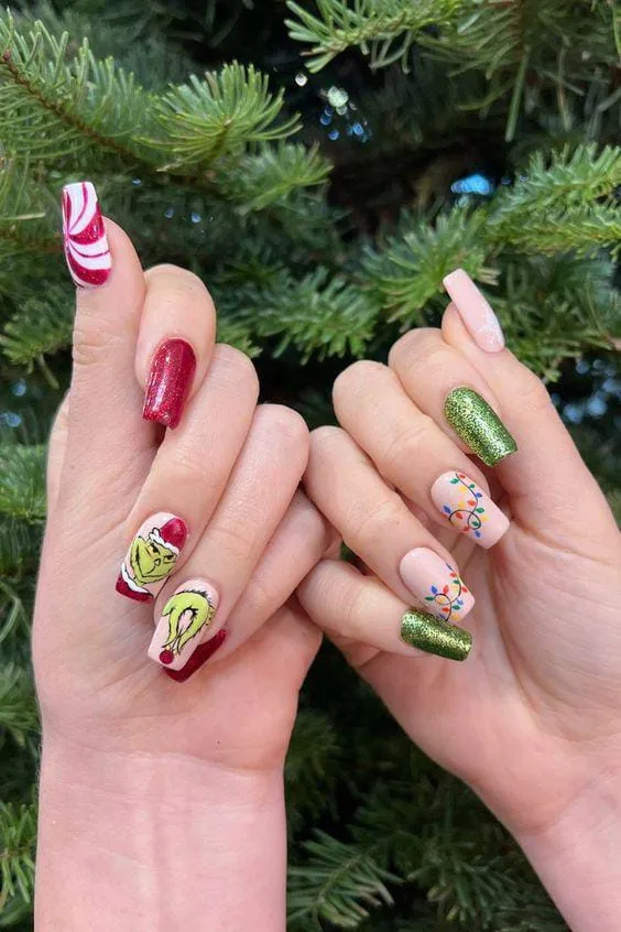 christmas grinch nails 030 ba1baf6cce