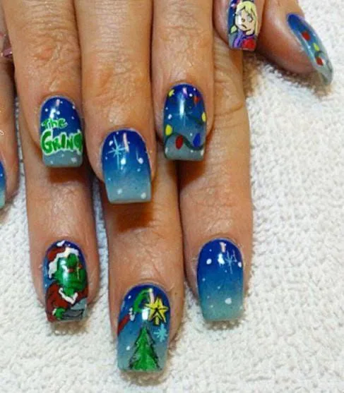 christmas grinch nails 032 78be5289b0