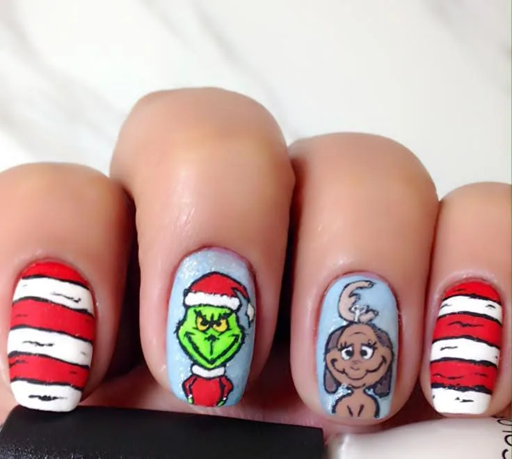 christmas grinch nails 041 e2664c889d