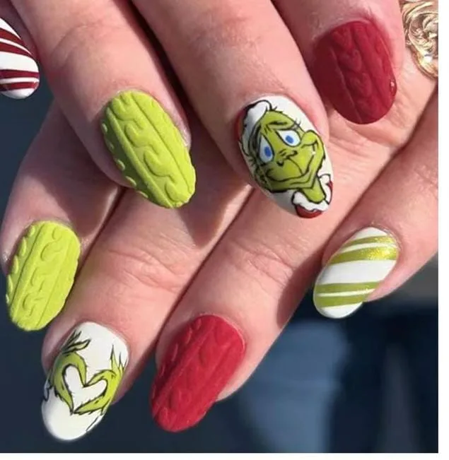 christmas grinch nails 042 813b6e3b31