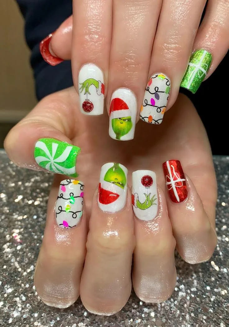 christmas grinch nails 050 c2a881aa93
