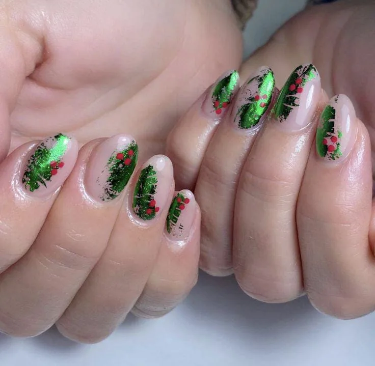 christmas holly nails 025 1566dea3c8