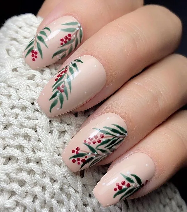 christmas holly nails 034 eea673864a
