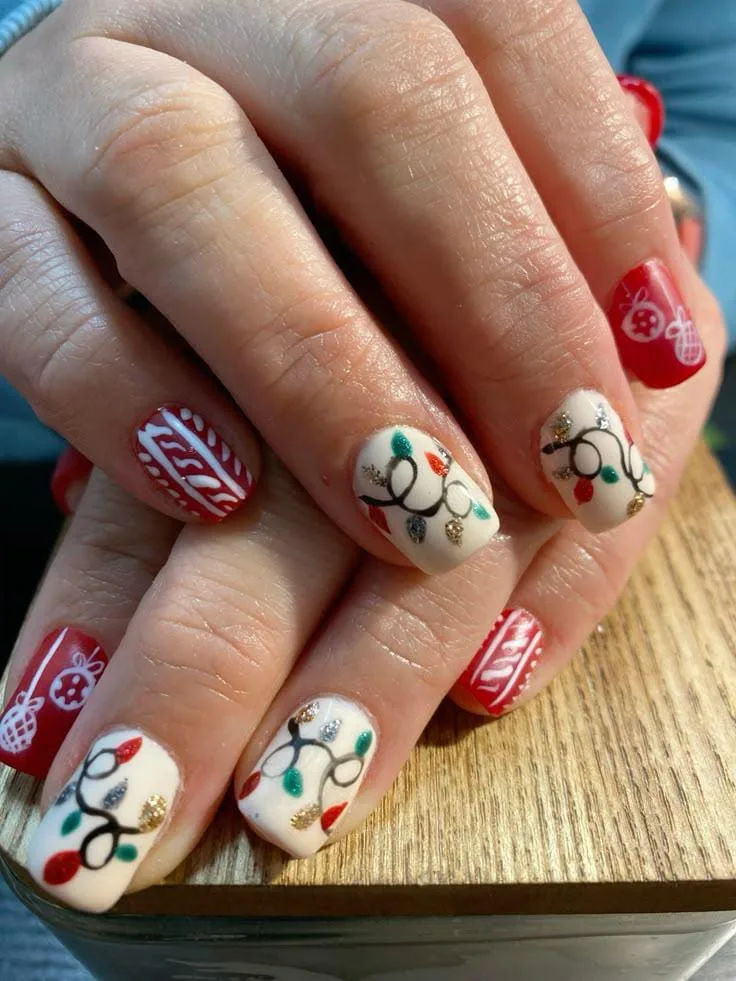 christmas lights nail designs 015 3095dcfe0d