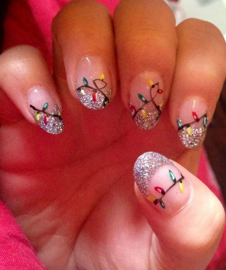 christmas lights nail designs 016 e8c29ac48e