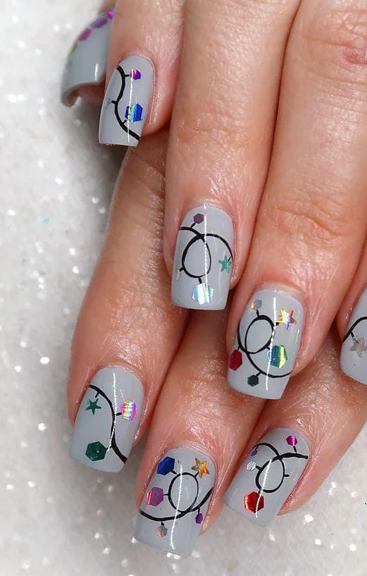 christmas lights nail designs 017 7f50411a41