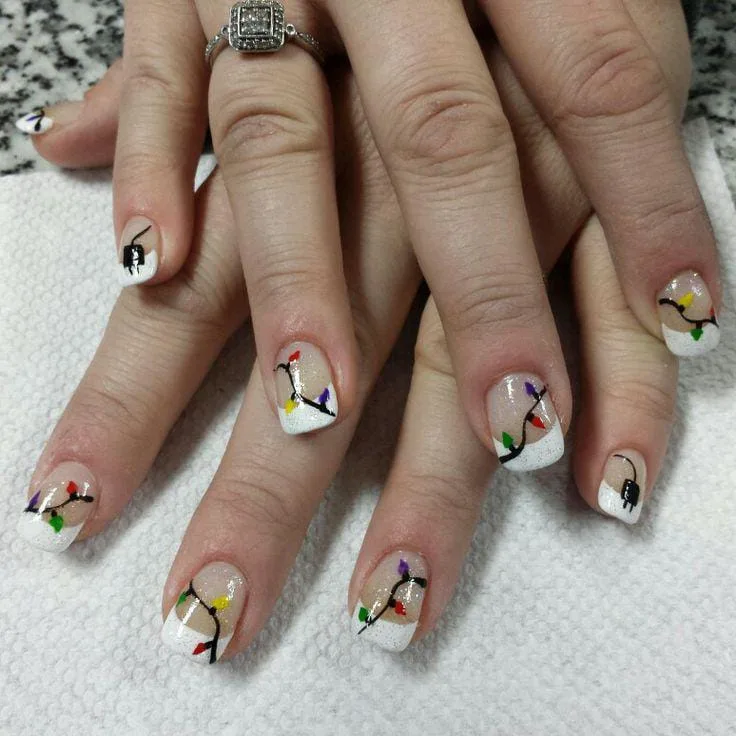 christmas lights nail designs 019 8edf7479d5