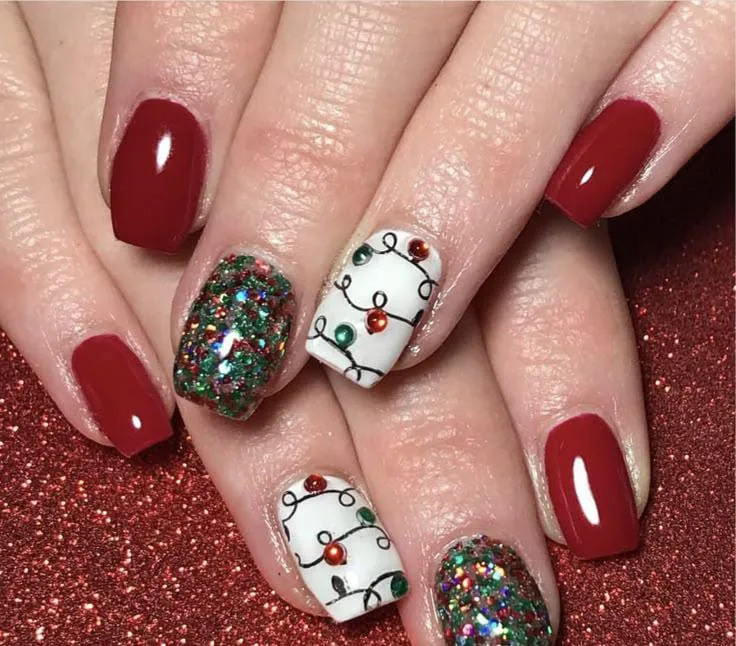 christmas lights nail designs 025 11fa019cef