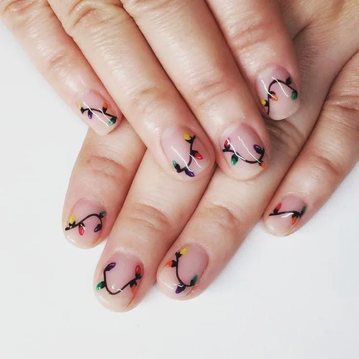 christmas lights nail designs 030 07428c7c6b